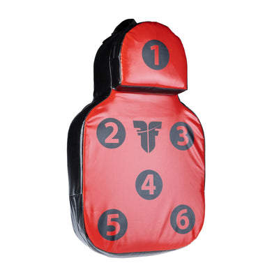 Bouclier factice de combattant pour Power Wall rouge/noir - FPWS-03 - Fighter Sport