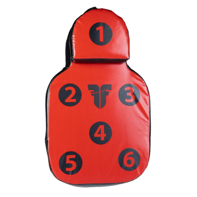 Bouclier factice de combattant pour Power Wall rouge/noir - FPWS-03 - Fighter Sport