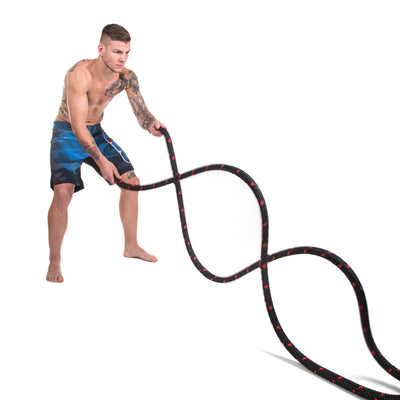 Corde de combat Fighter 15 m x 35 mm, P00516 - Fighter Sport