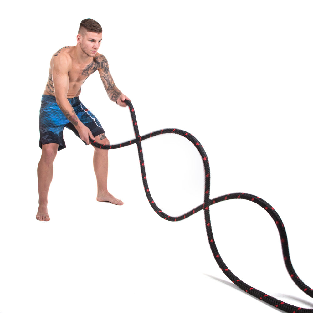 Corde de combat Fighter 15 m x 40 mm, P00515 - Fighter Sport