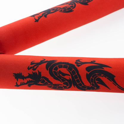 Nunchaku souple de combat - Dragon - rouge - Fighter Sport