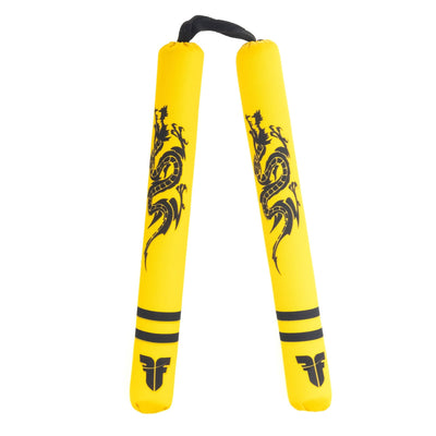 Nunchaku souple Fighter - Dragon - jaune - Fighter Sport