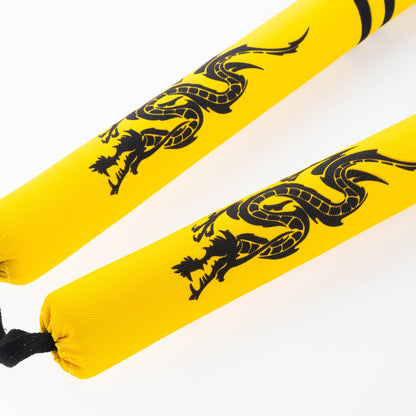 Nunchaku souple Fighter - Dragon - jaune - Fighter Sport