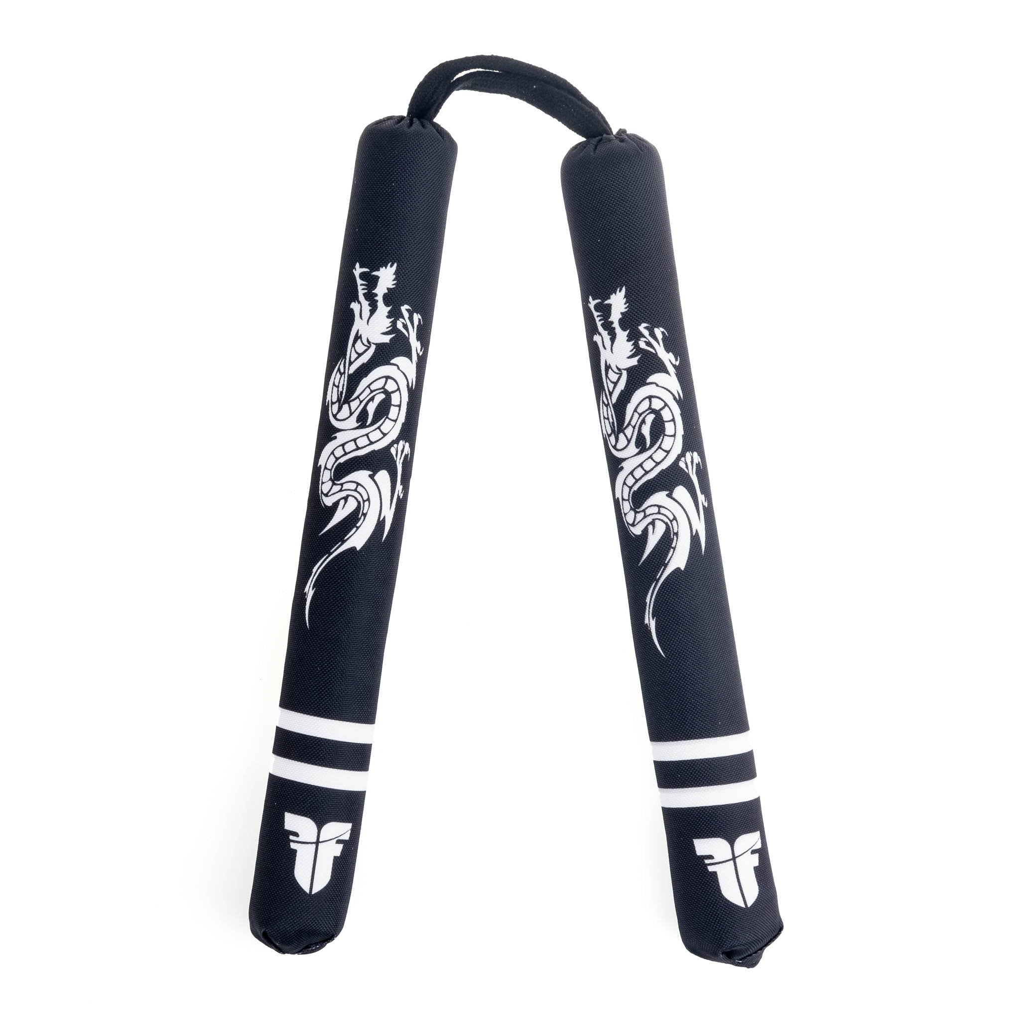 Nunchaku souple Fighter - Dragon - noir/blanc - Fighter Sport
