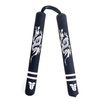 Nunchaku souple Fighter - Dragon - noir/blanc - Fighter Sport