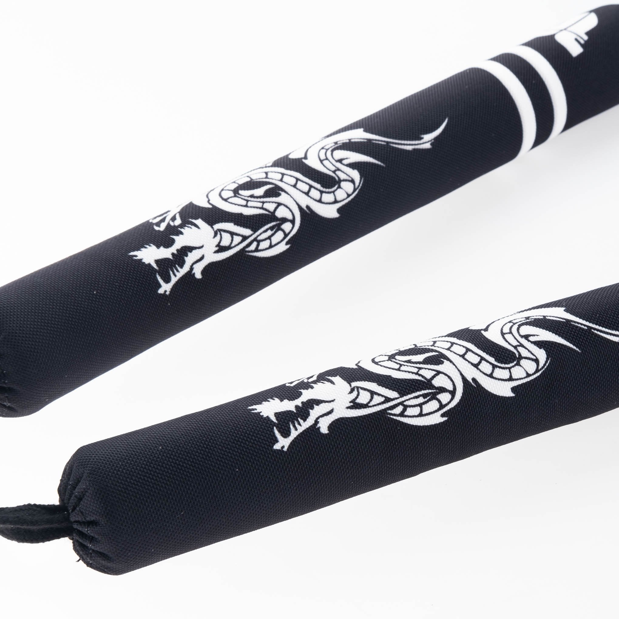 Nunchaku souple Fighter - Dragon - noir/blanc - Fighter Sport
