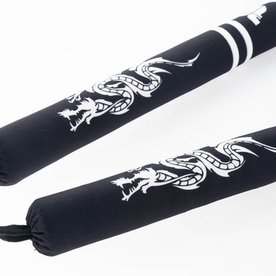 Nunchaku souple Fighter - Dragon - noir/blanc - Fighter Sport