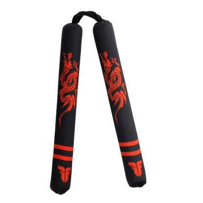 Nunchaku souple Fighter - Dragon - noir/rouge - Fighter Sport