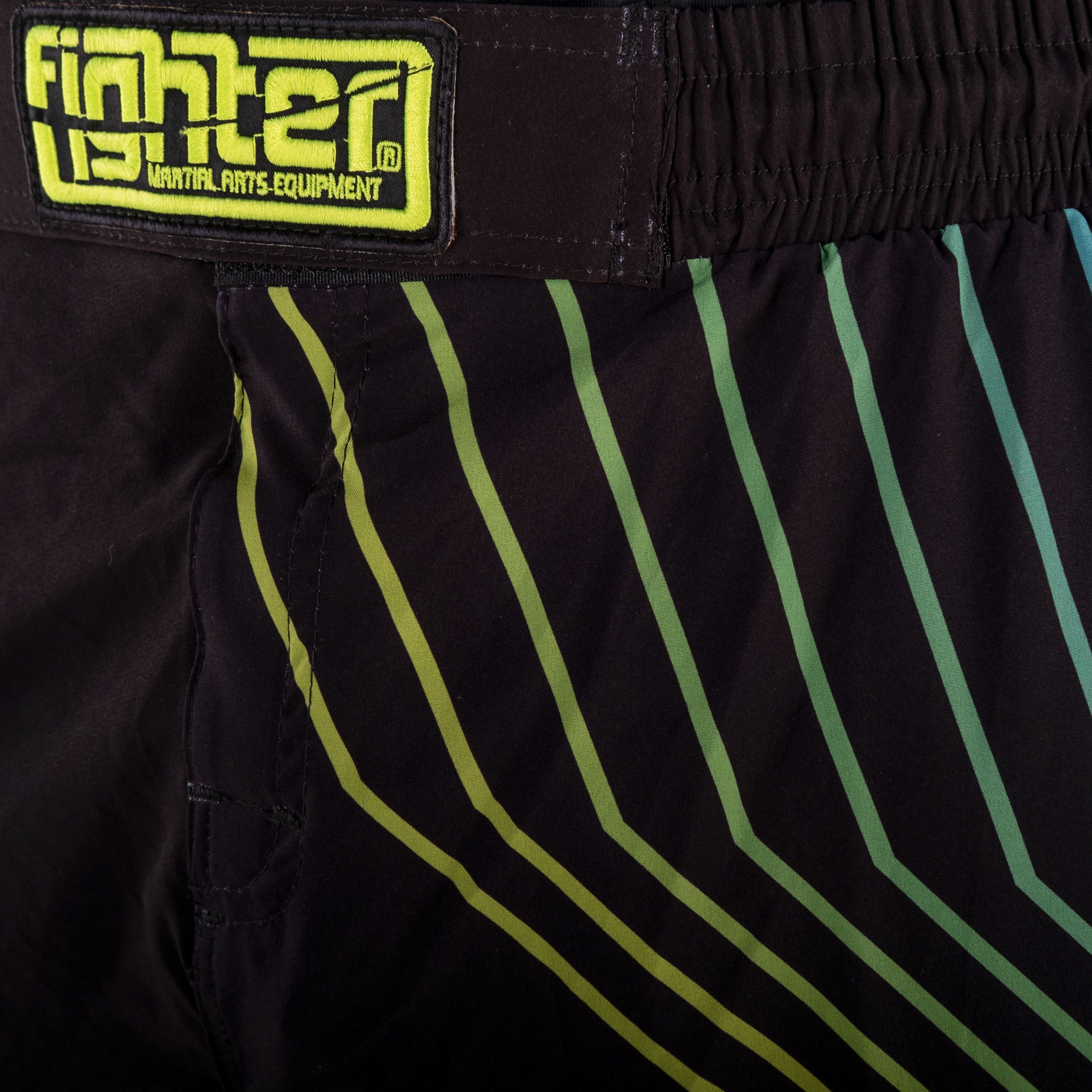 Pantalon de combat FIGHT noir/arc-en-ciel - FF-P004B - Fighter Sport