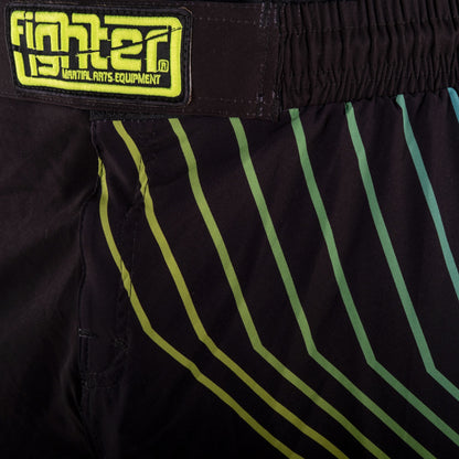 Pantalon de combat FIGHT noir/arc-en-ciel - FF-P004B - Fighter Sport