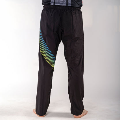 Pantalon de combat FIGHT noir/arc-en-ciel - FF-P004B - Fighter Sport