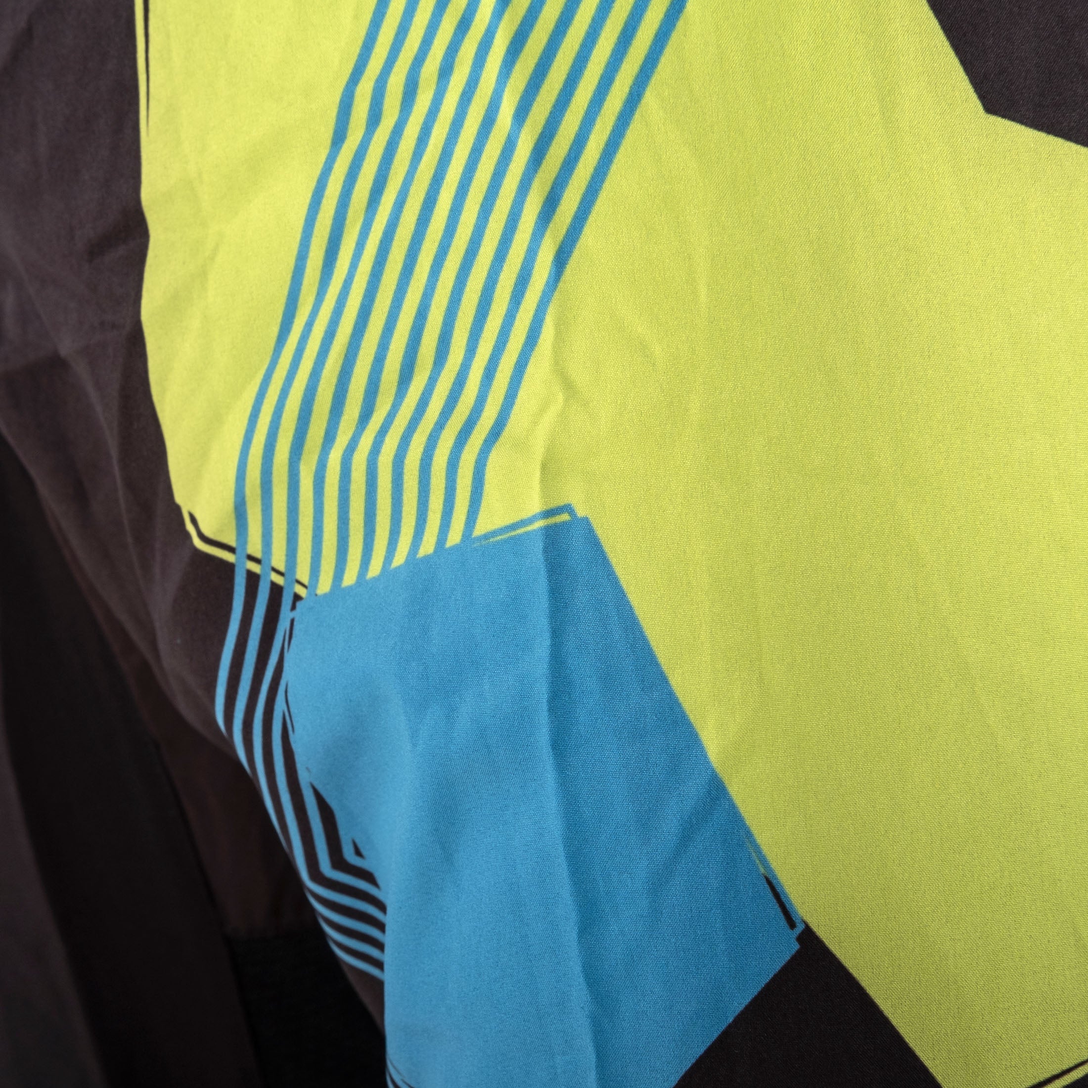 Pantalon de combat FIGHT noir/bleu/vert - FF-P003BBY - Fighter Sport