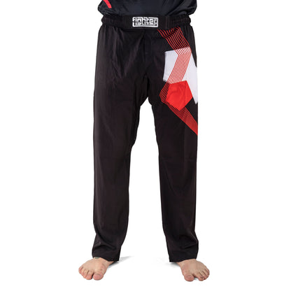 Pantalon de combat FIGHT noir/rouge - FF-P002BRW - Fighter Sport