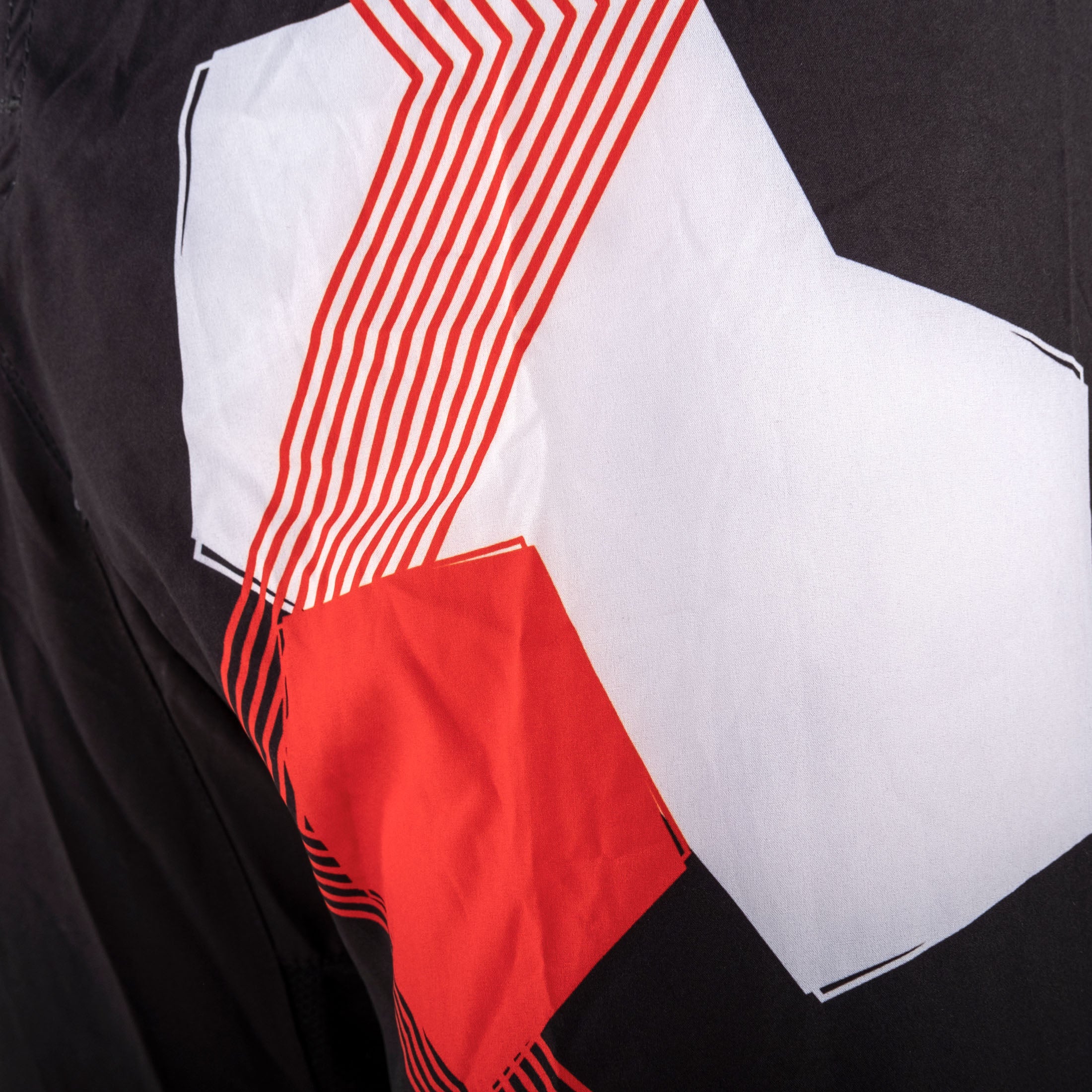 Pantalon de combat FIGHT noir/rouge - FF-P002BRW - Fighter Sport