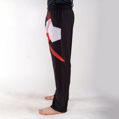 Pantalon de combat FIGHT noir/rouge - FF-P002BRW - Fighter Sport