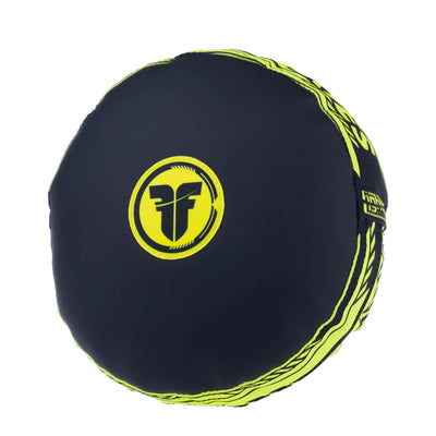 Cible ronde Fighter Round Shield Power Series - noir/jaune fluo - Fighter Sport