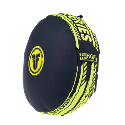 Cible ronde Fighter Round Shield Power Series - noir/jaune fluo - Fighter Sport