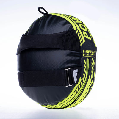 Cible ronde Fighter Round Shield Power Series - noir/jaune fluo - Fighter Sport