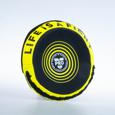 Cible Fighter Round Pro Small - Noir/jaune fluo - FSMPR-001-NB - Fighter Sport