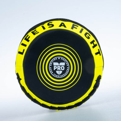 Cible Fighter Round Pro Small - Noir/jaune fluo - FSMPR-001-NB - Fighter Sport