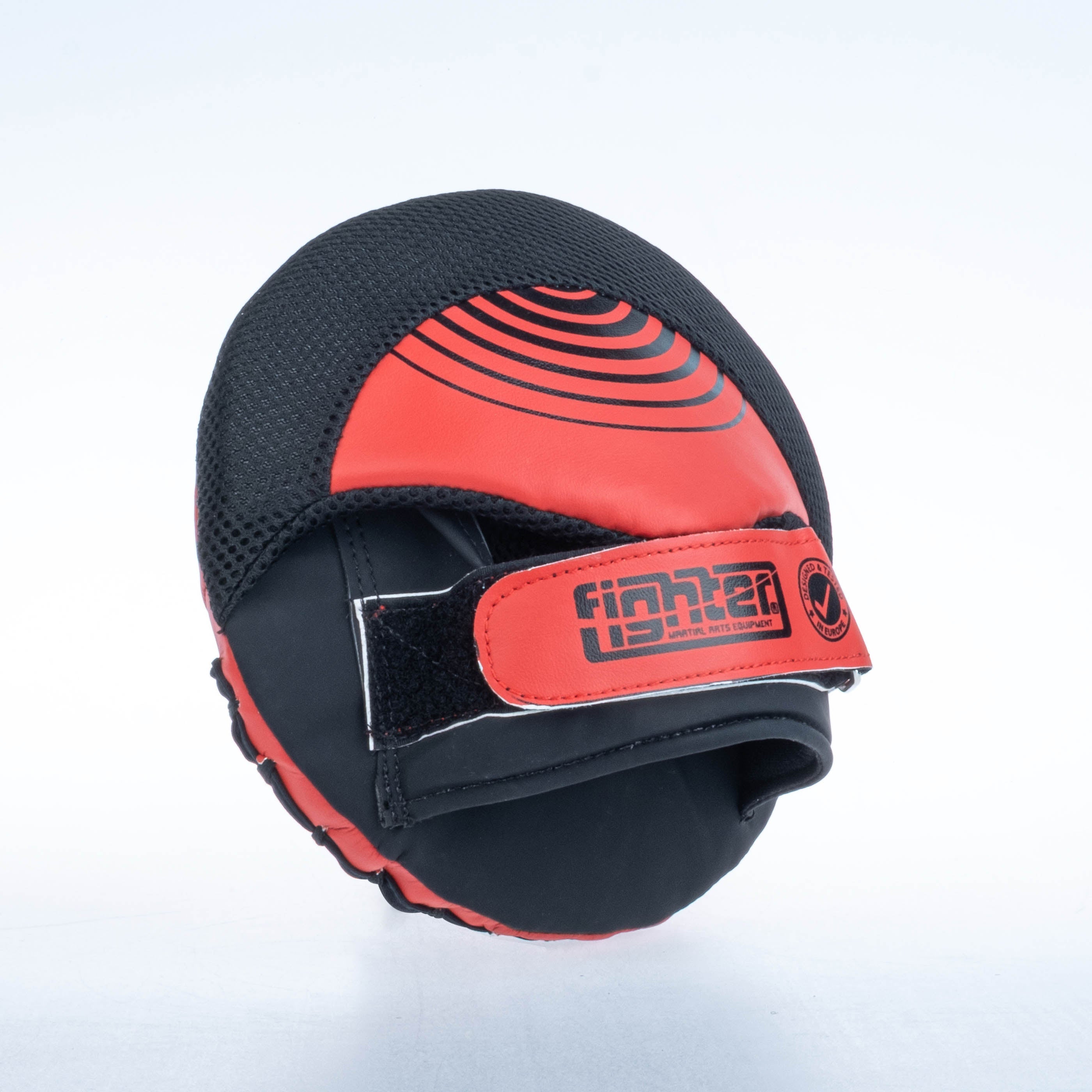 Cible Fighter Round Shield Pro Small noir/rouge - FSMPR-001-RB - Fighter Sport