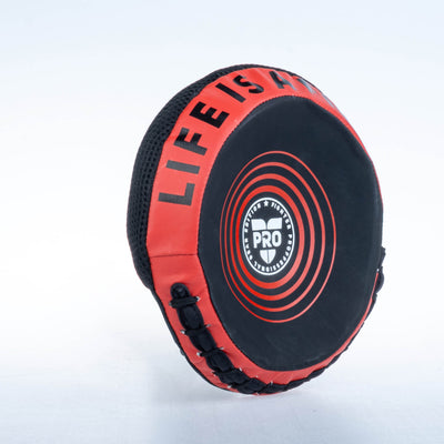 Cible Fighter Round Shield Pro Small noir/rouge - FSMPR-001-RB - Fighter Sport