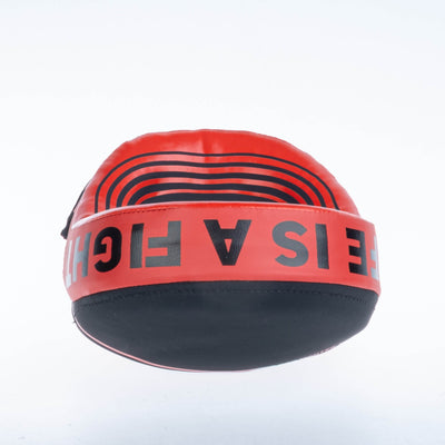 Petit Bouclier ovale Fighter Pro noir/rouge - FSMPR-002-RB - Fighter Sport