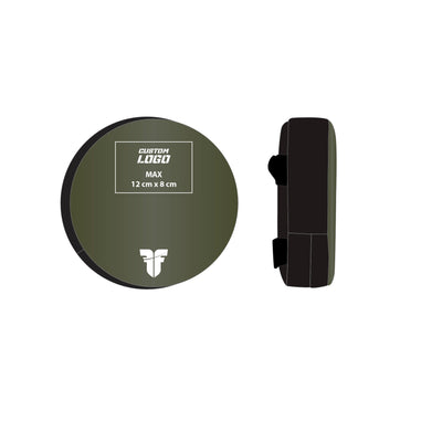 Petit bouclier rond de combattant - Logo personnalisé - Fighter Sport