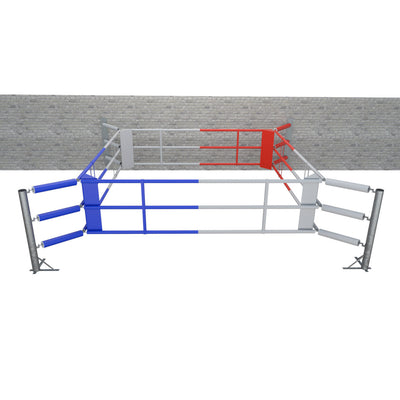 Ring de boxe au sol Fighter Wall II avec 3 cordes - BRF-NF2W - Fighter Sport