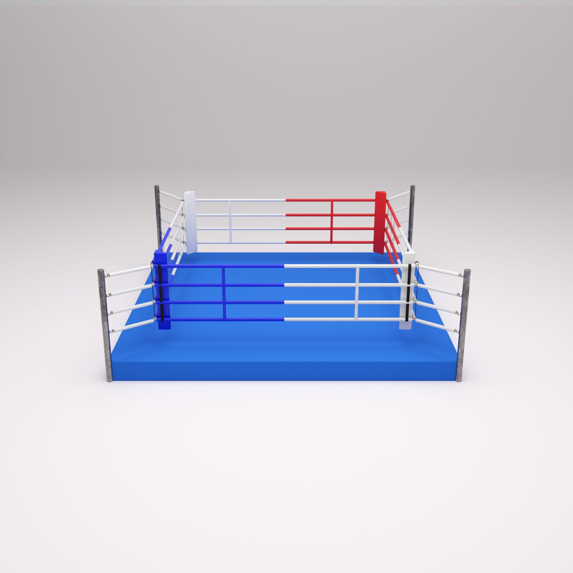 Ring de boxe d'entraînement FIGHTER Stage 0,3 m avec 4 cordes - TBR-SM03 - Fighter Sport