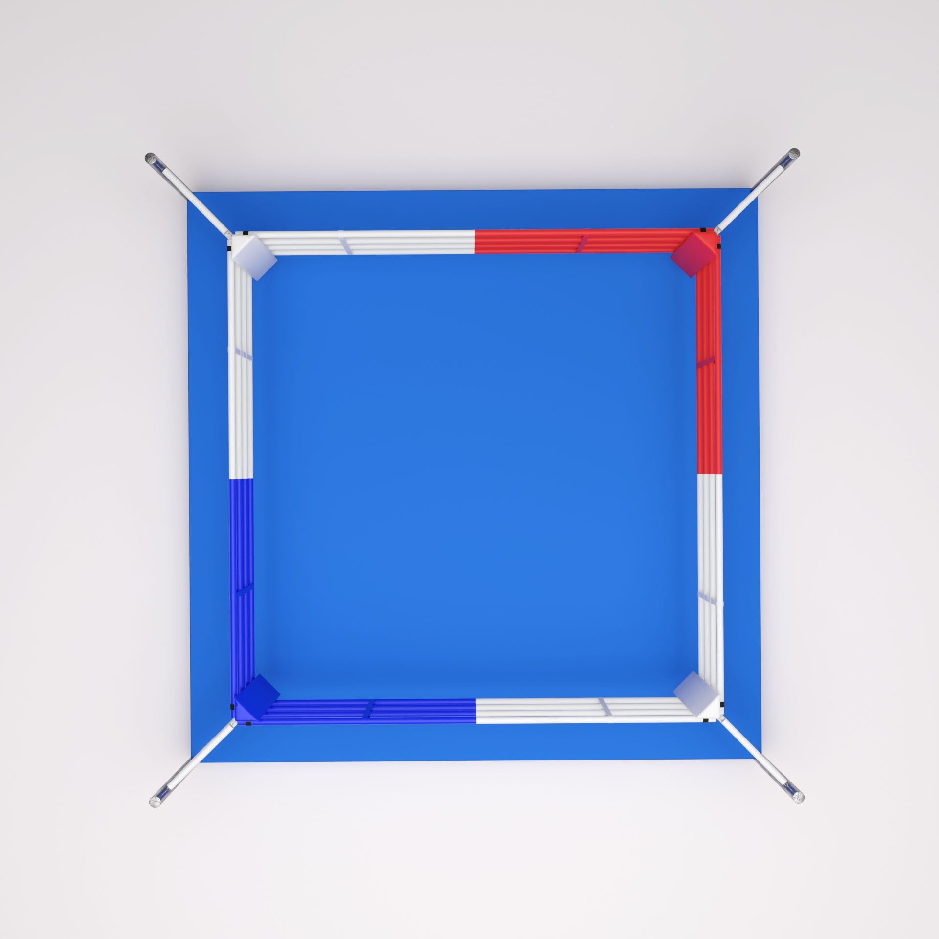 Ring de boxe d'entraînement FIGHTER Stage 0,5 m avec 4 cordes - TBR-SM05 - Fighter Sport