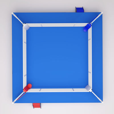 Ring de boxe 7,8 x 7,8 m selon les règles AIBA - BRCP75-4 - Fighter Sport