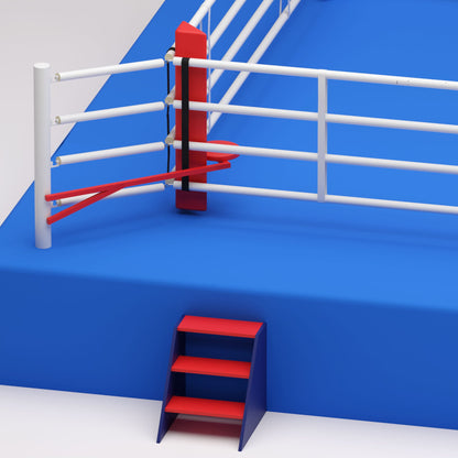Ring de boxe 7,8 x 7,8 m selon les règles AIBA - BRCP75-4 - Fighter Sport