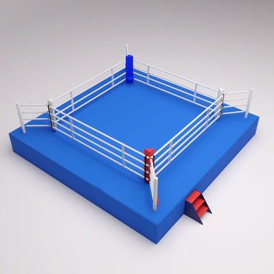 Ring de boxe 7,8 x 7,8 m selon les règles AIBA - BRCP75-4 - Fighter Sport