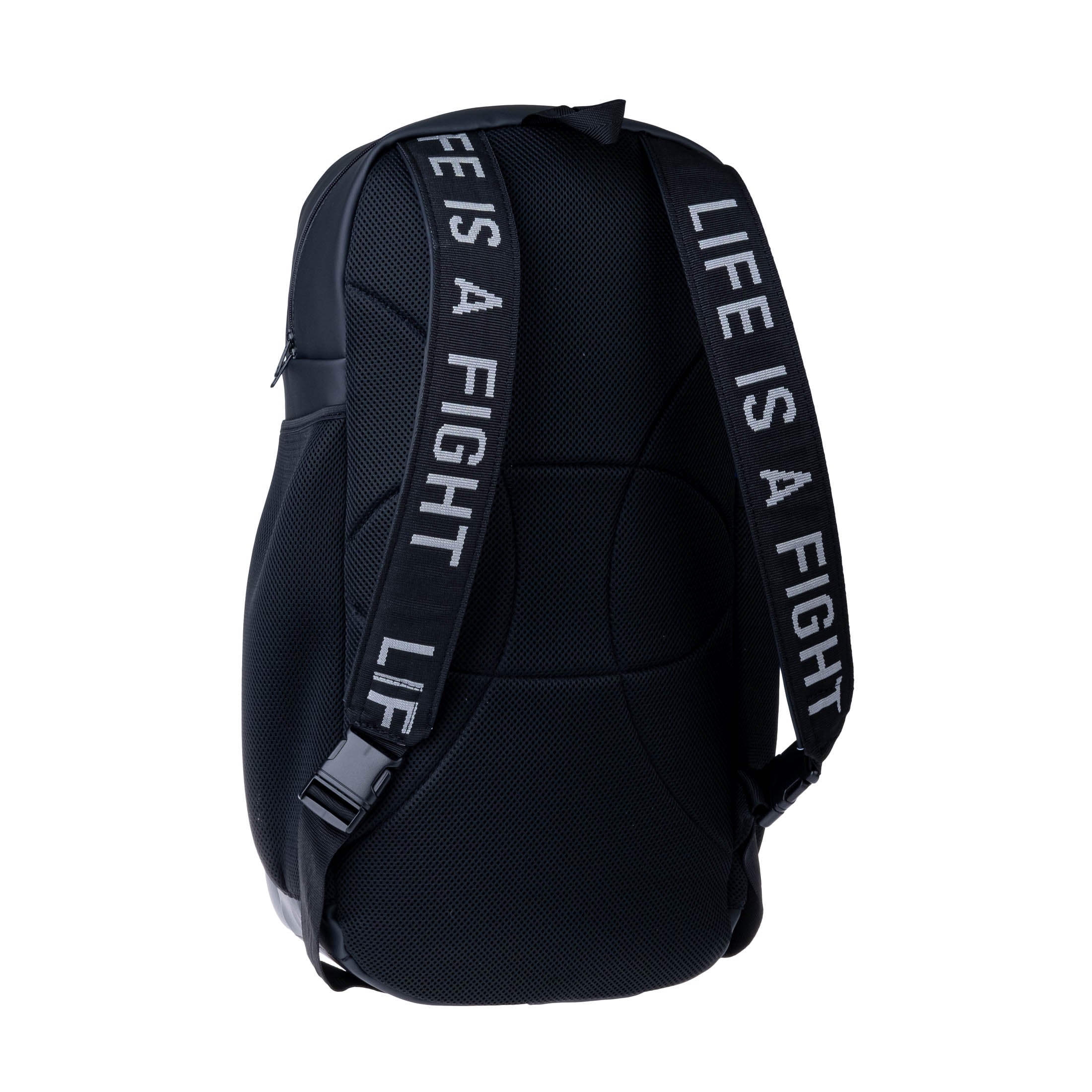 Sac à dos noir Fighter en similicuir - Fighter Sport