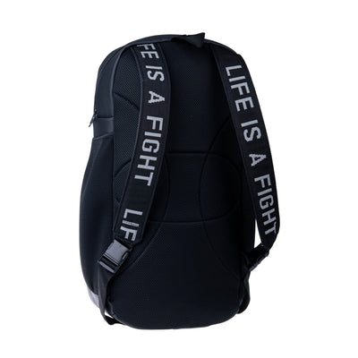 Sac à dos noir Fighter en similicuir - Fighter Sport