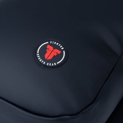 Sac à dos noir Fighter en similicuir - Fighter Sport