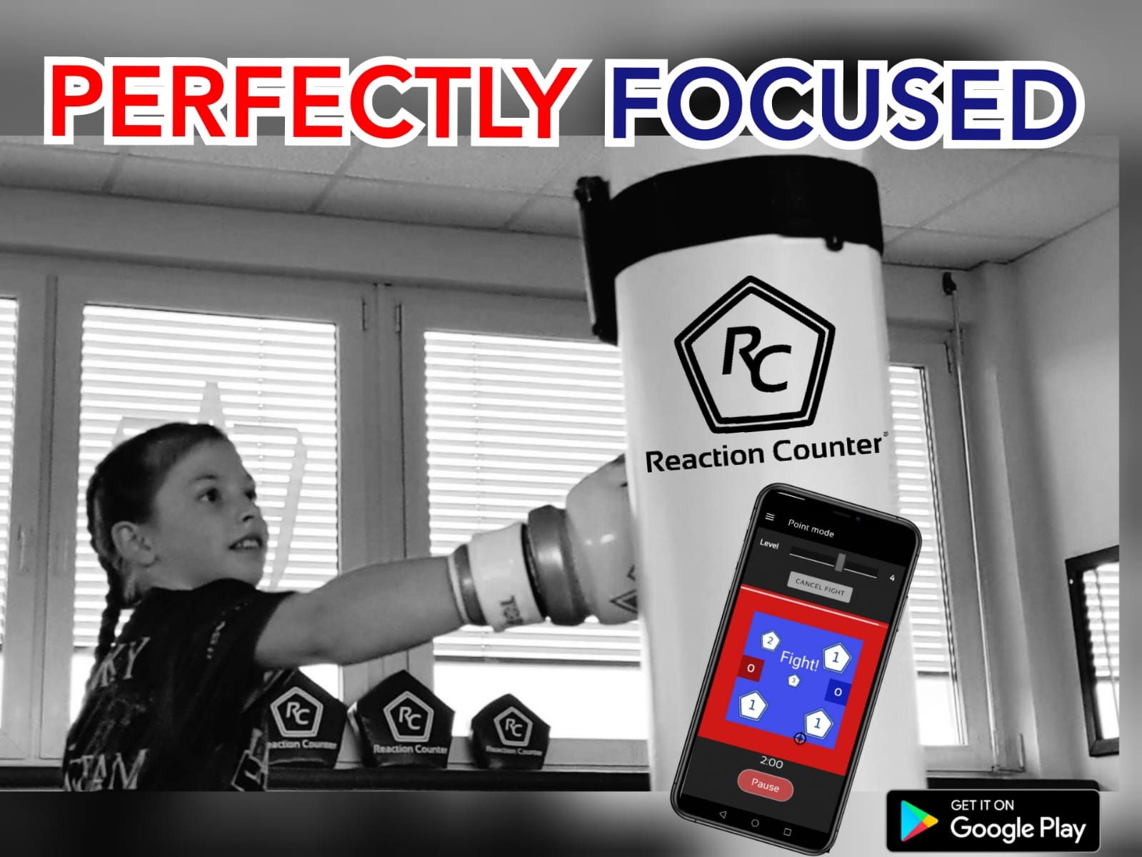 Sac de boxe autoportant Fighter SPEED par Reaction Counter - FSBS-RC - Fighter Sport