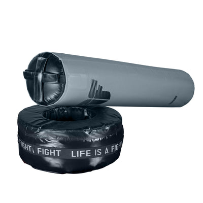 Sac de boxe autoportant Fighter 3 en 1 gris - FFSB31-05 - Fighter Sport