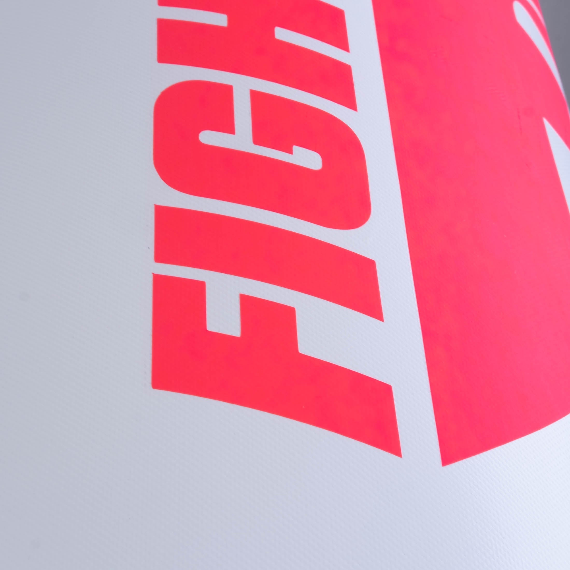 Sac de boxe autoportant Fighter YOUNG - blanc/rose - Fighter Sport