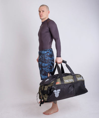 Sac de sport de combat LINE XL "Série tactique", vert armée - FTBP-06 - Fighter Sport
