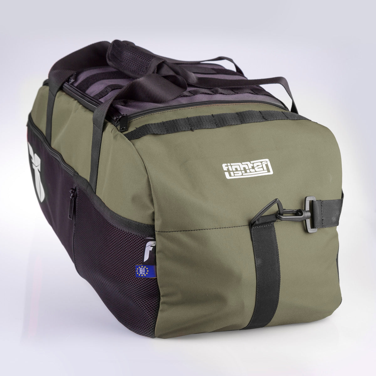 Sac de sport Fighter LINE XL - vert armée/gris/noir, FTBP-03 - Fighter Sport