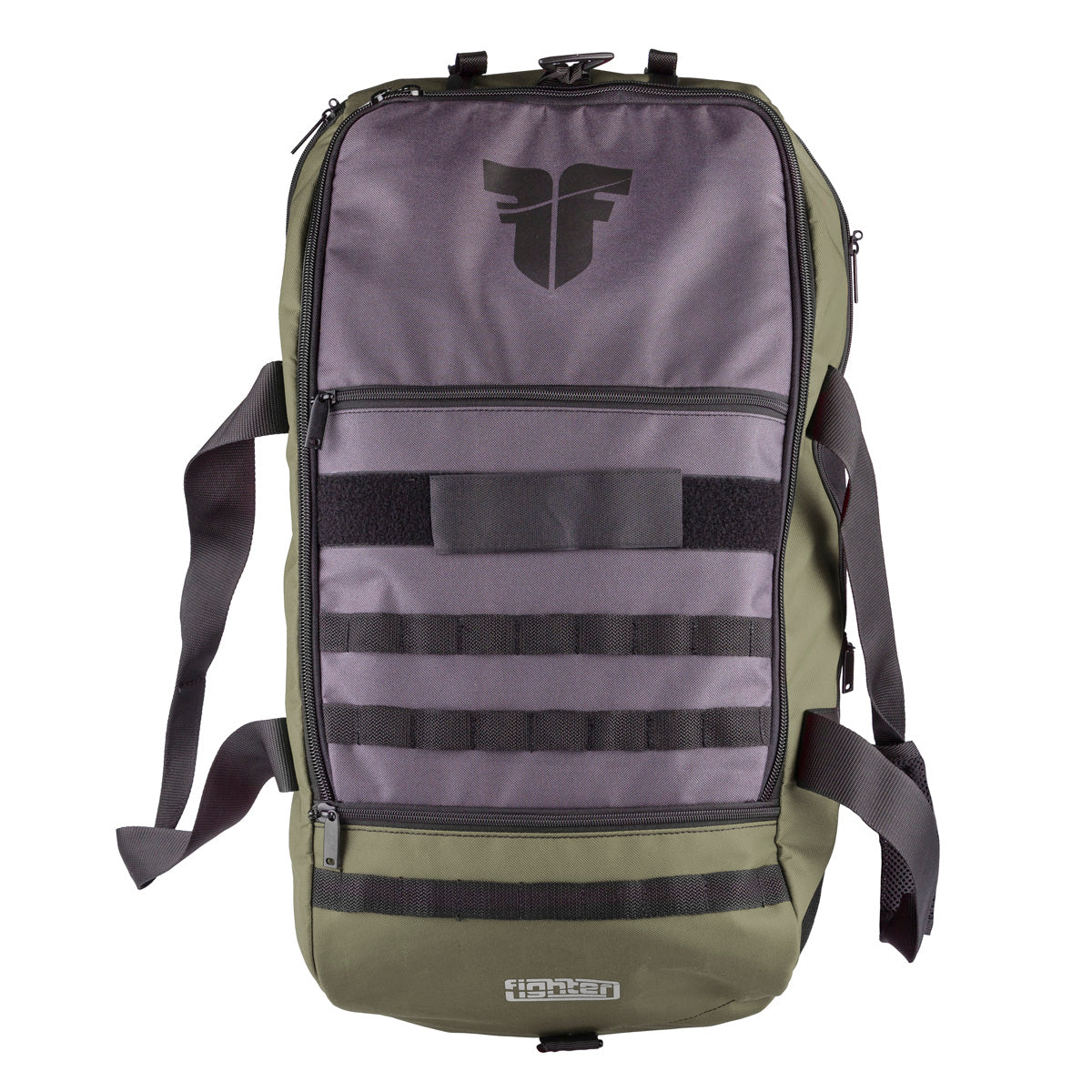 Sac de sport Fighter LINE XL - vert armée/gris/noir, FTBP-03 - Fighter Sport