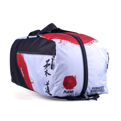 Sac à dos de sport de combat - Judo - blanc/rouge, FTS-14-JUD - Fighter Sport