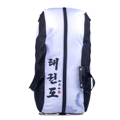 Sac à dos de sport de combat – Taekwondo – blanc/gris, FTS-12-TD-PL - Fighter Sport
