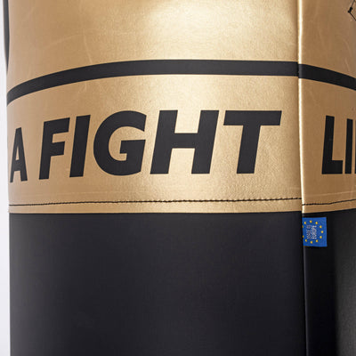 Sac de boxe Fighter Fitness 120 à 150 cm, noir/doré - Fighter Sport