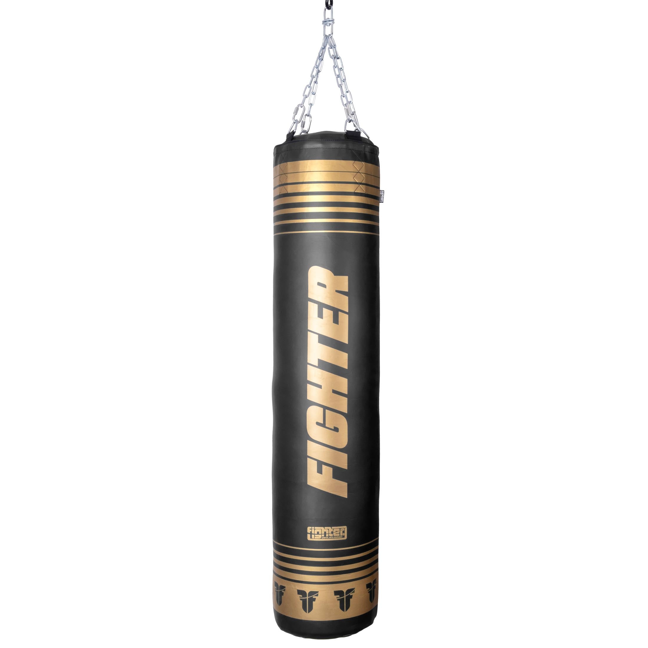 Sac de frappe de boxe Fighter XTR 150 à 180 cm - noir/or - Fighter Sport