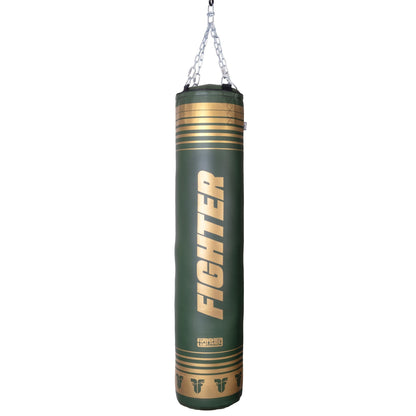 Sac de frappe Fighter Boxing XTR 150 à 180 cm - kaki/or - Fighter Sport
