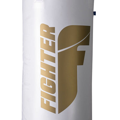 Sac de boxe Fighter Professional - blanc/doré, 150 cm et 180 cm ; diamètre 36 cm - Fighter Sport