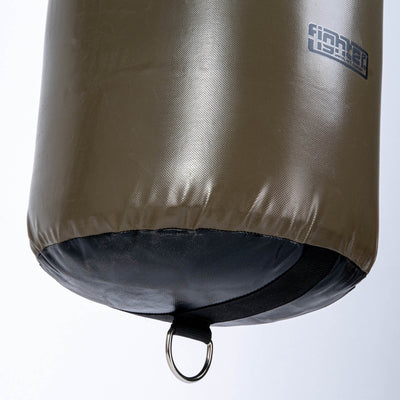 Sac de boxe Fighter Professional - kaki/or, 150 cm et 180 cm ; diamètre 36 cm - Fighter Sport